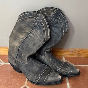 Laredo Black and Brown Western Boots